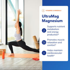 Pure Encapsulations UltraMag bottle emphasizes bone and muscle support.