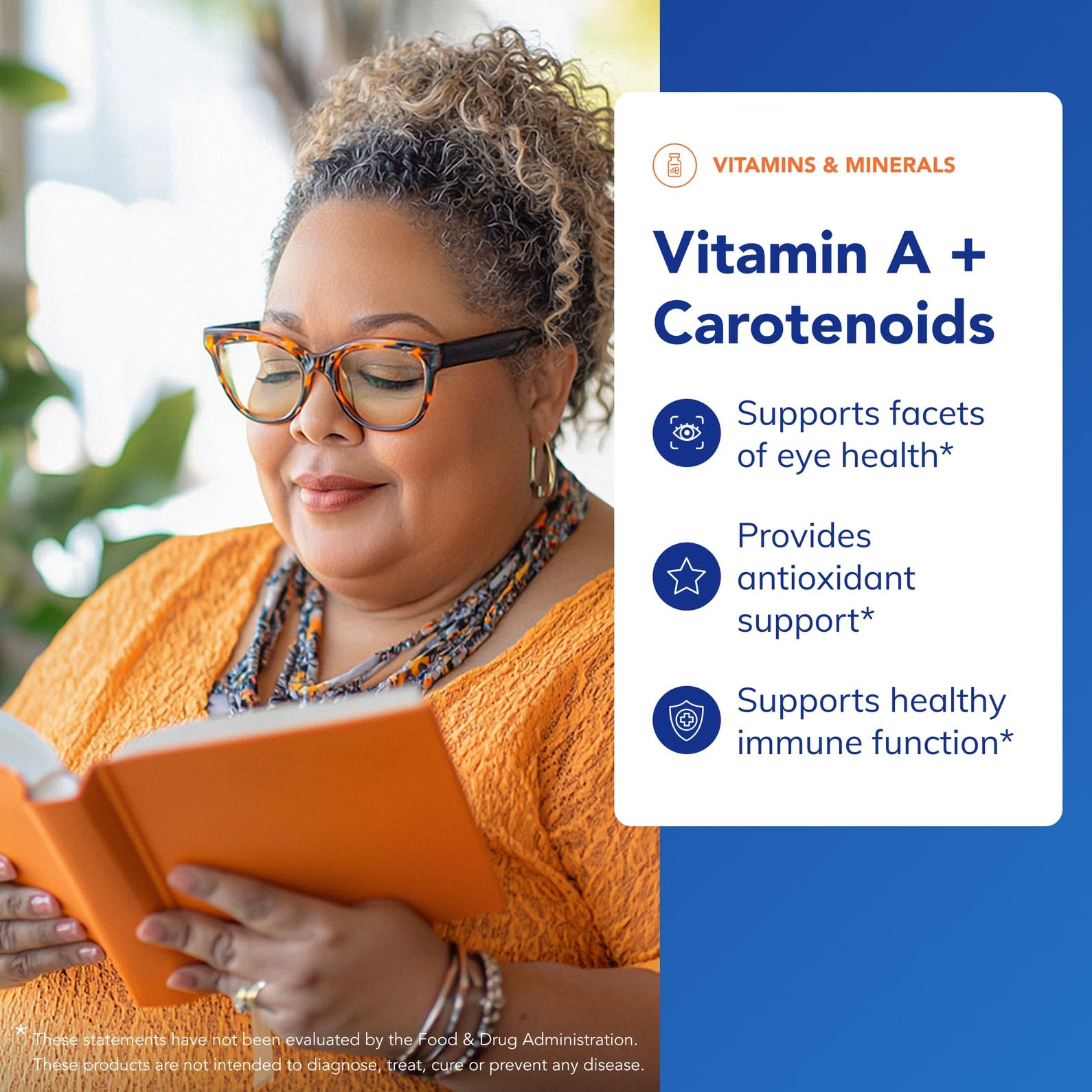 Pure Encapsulations Vitamin A + Carotenoids bottle pour shows daily use.
