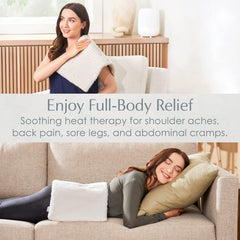 Pure Enrichment PureRadiance heat settings display with six levels for customized warmth.