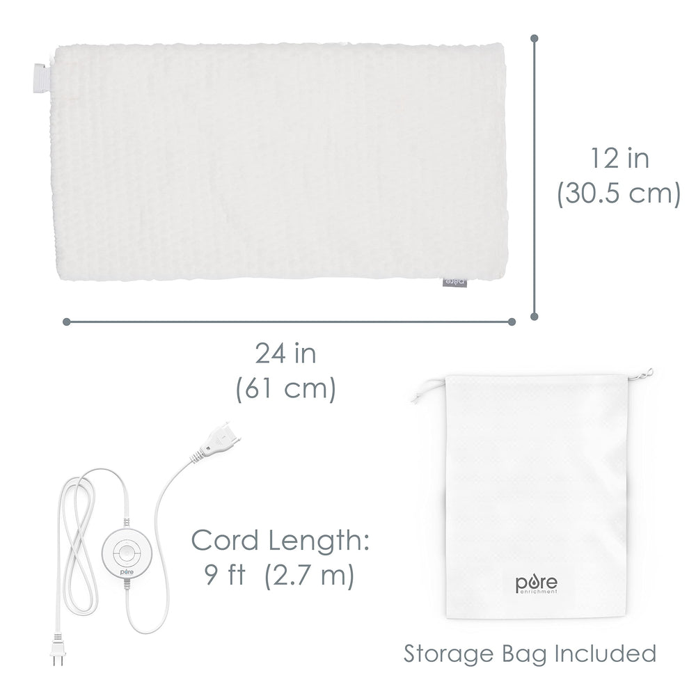 Pure Enrichment PureRadiance machine-washable pad with detachable controller.
