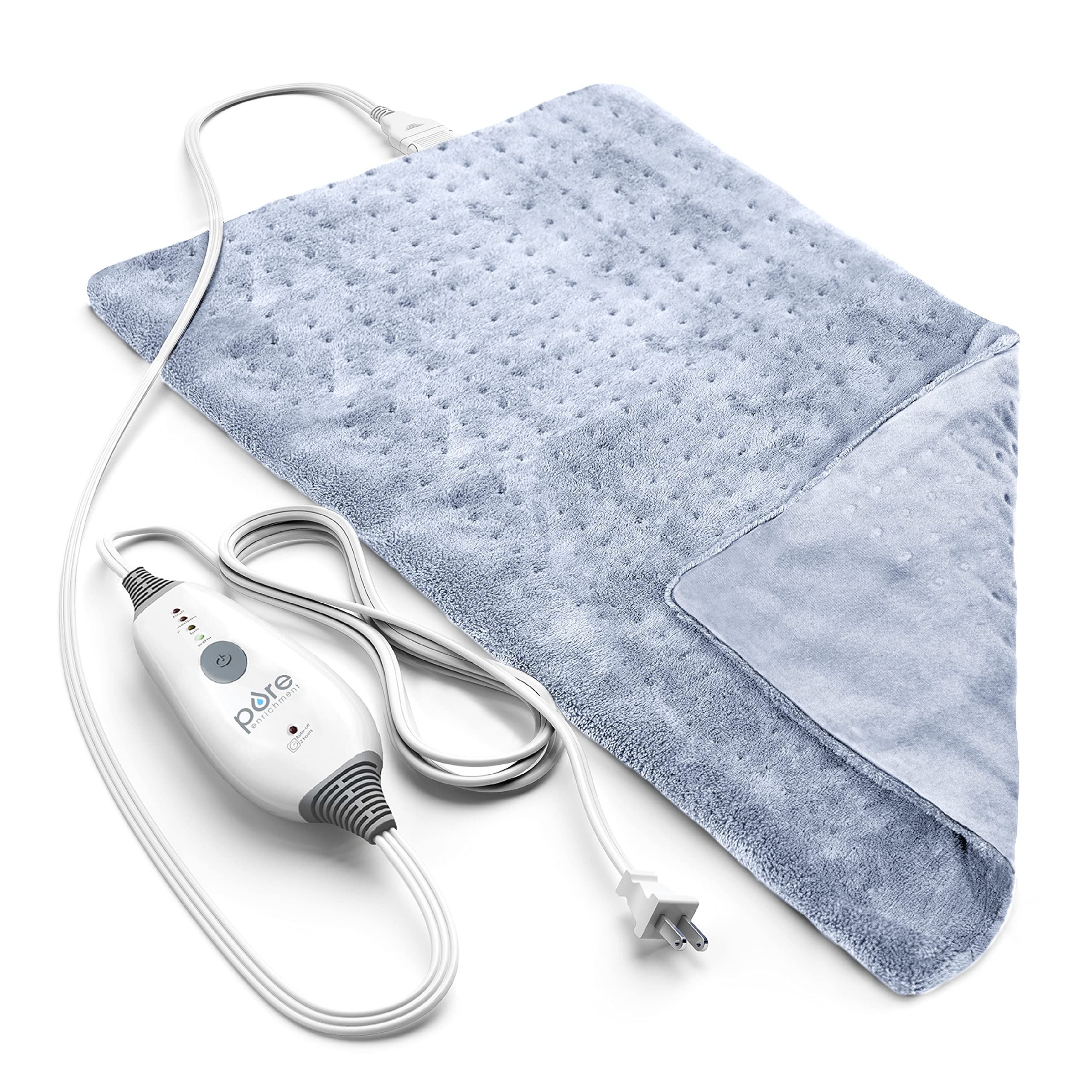 Pure Enrichment PureRelief Deluxe pad-on-bed for targeted warmth and comfort