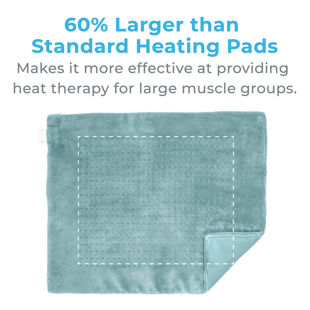 Pure Enrichment PureRelief supports dry or moist heat therapy for deeper relief.