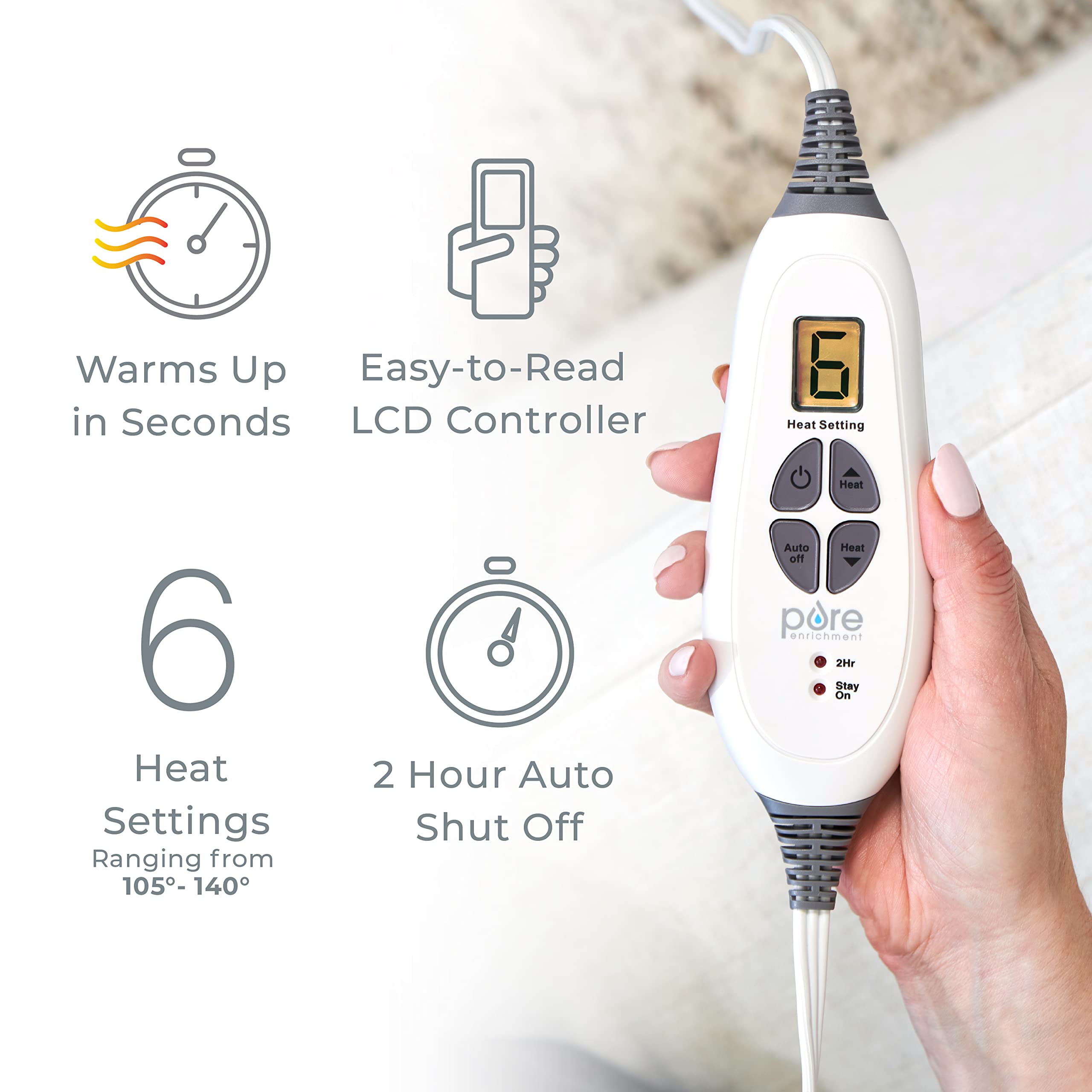 Removable gel pack enabling hot or cold therapy with a soft sleeve.