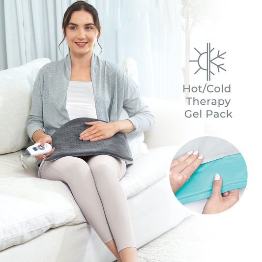 Pure Enrichment PureRelief Duo soft microplush fabric for comfortable therapy.