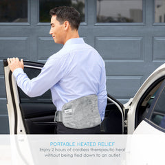 Pure Enrichment PureRelief four heat settings let you tailor warmth.