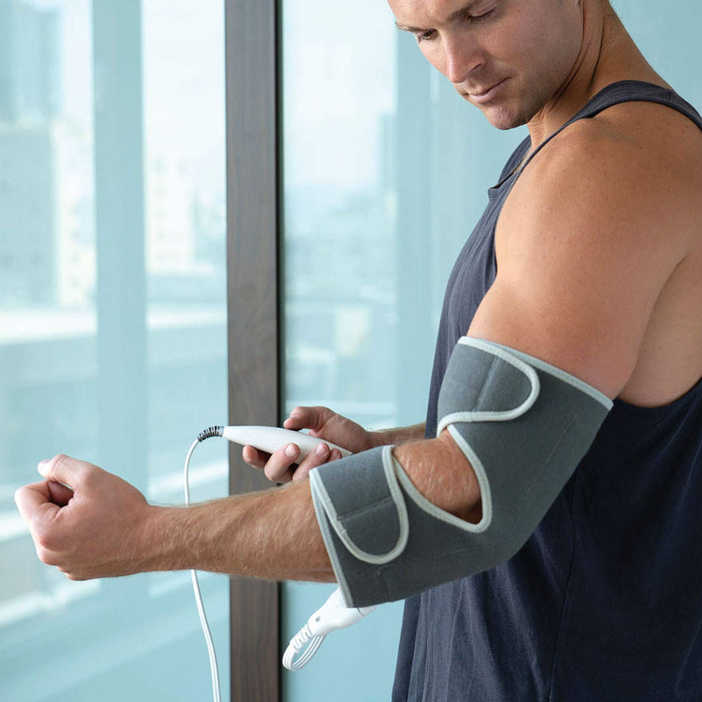 Gel pack shown for hot or cold therapy with PureRelief pad