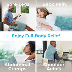 Pure Enrichment PureRelief InstaHeat delivers quick warmth for faster relaxation.