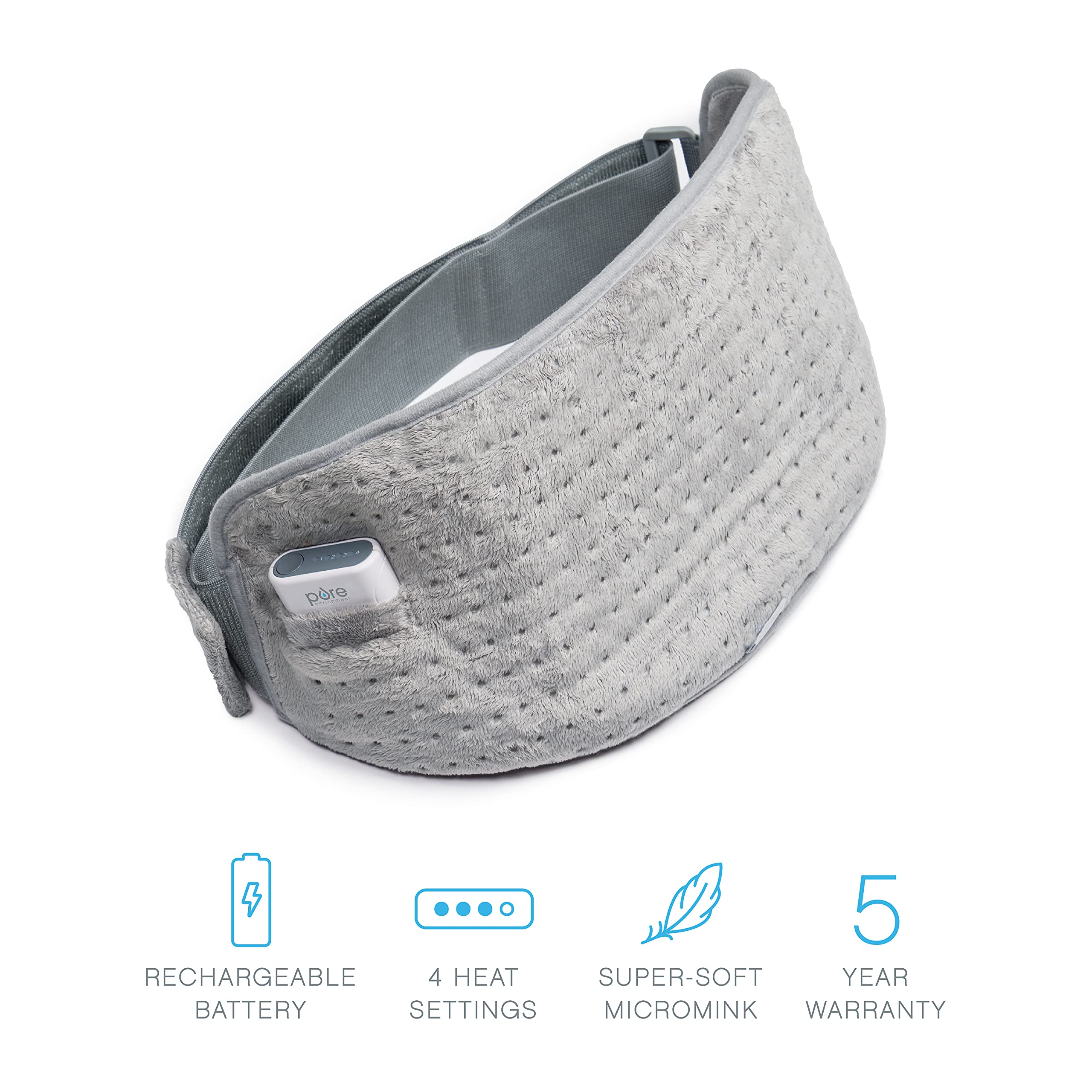 Pure Enrichment PureRelief micromink fabric close-up shows soft, breathable comfort.