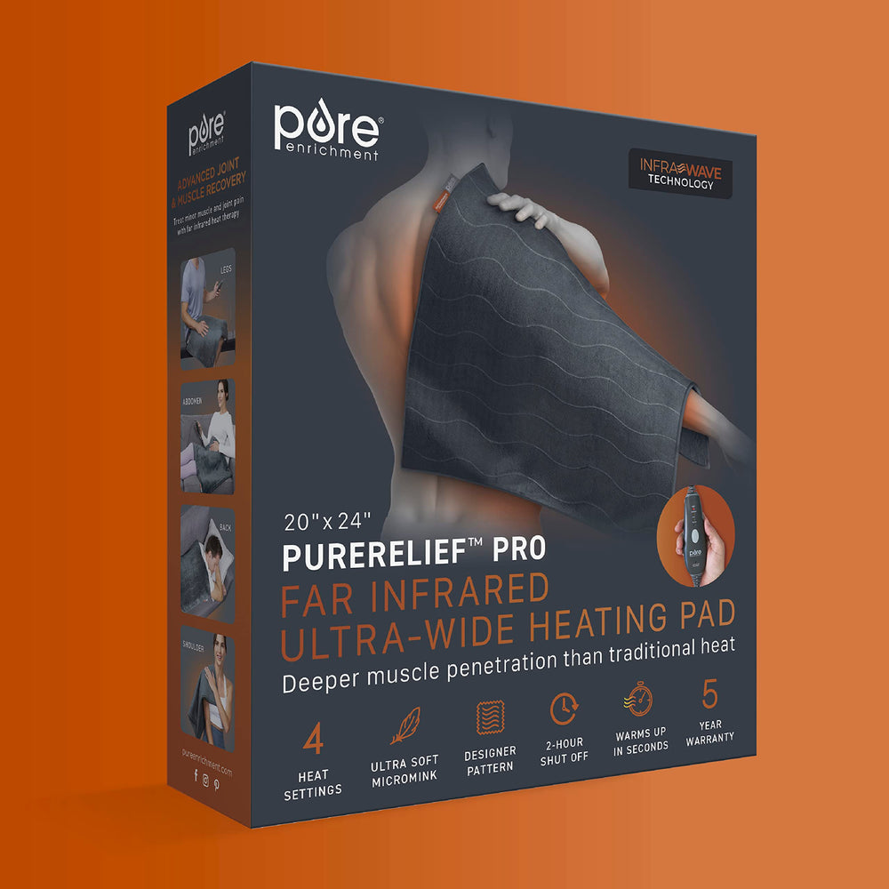 Pure Enrichment PureRelief Pro detachable controller with storage bag for easy setup