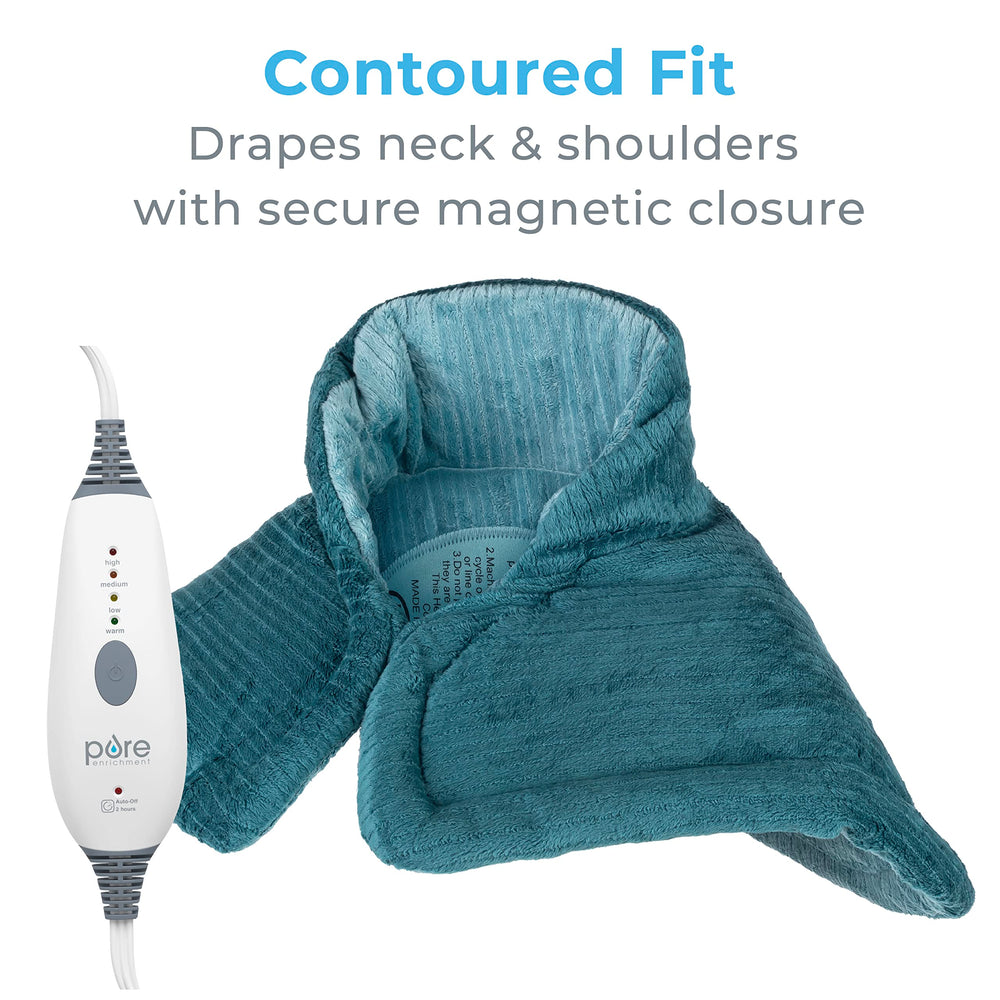 Pure Enrichment PureRelief soft micromink fabric close-up highlighting plush texture.
