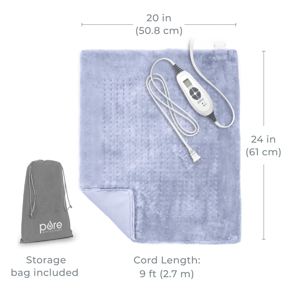 Pure Enrichment PureRelief Ultra-Wide fabric is machine washable for easy care.