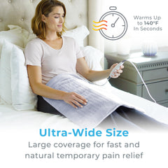 Pure Enrichment PureRelief Ultra-Wide close-up of soft microplush fabric for comfortable daily use.