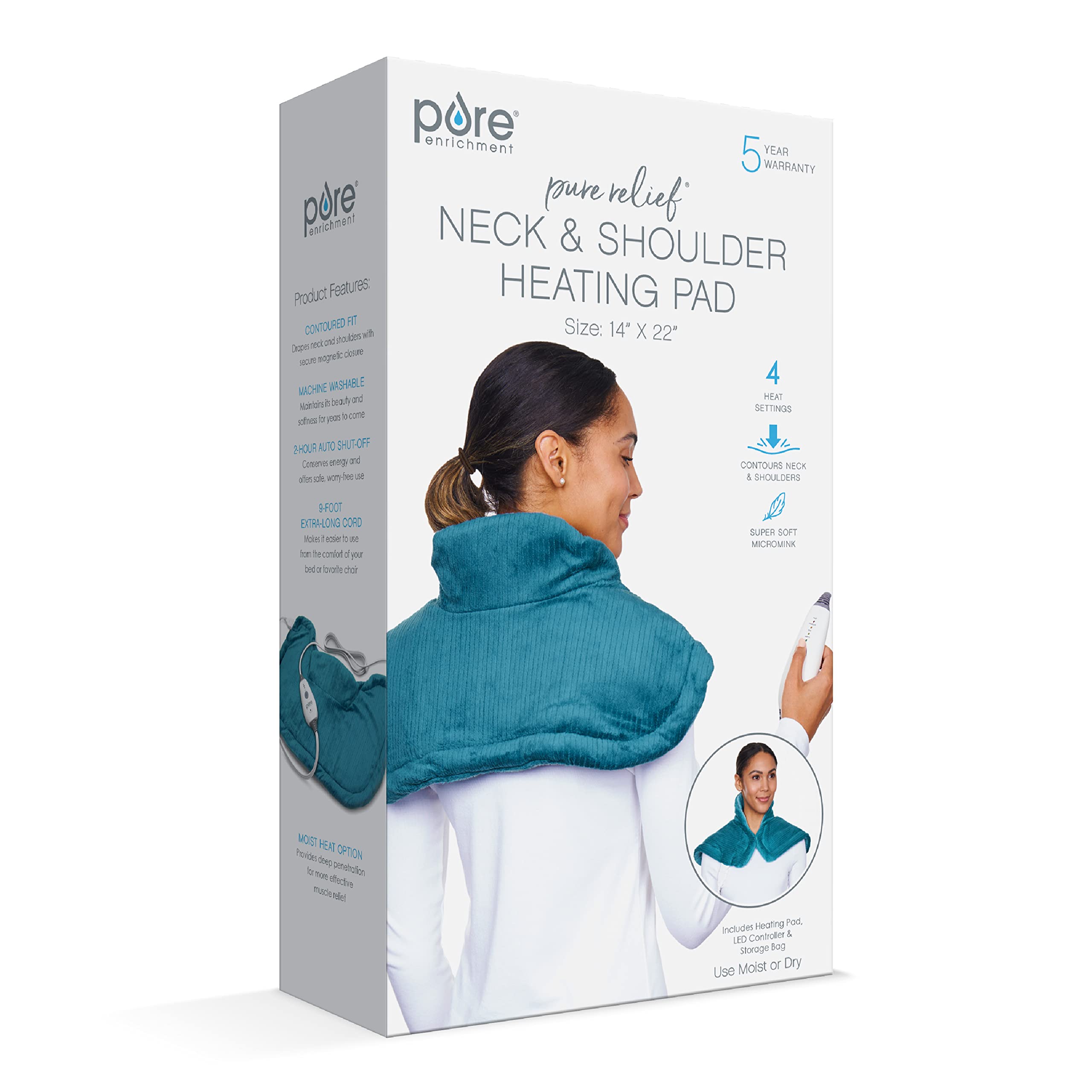Pure Enrichment PureRelief warranty seal signals trusted support.