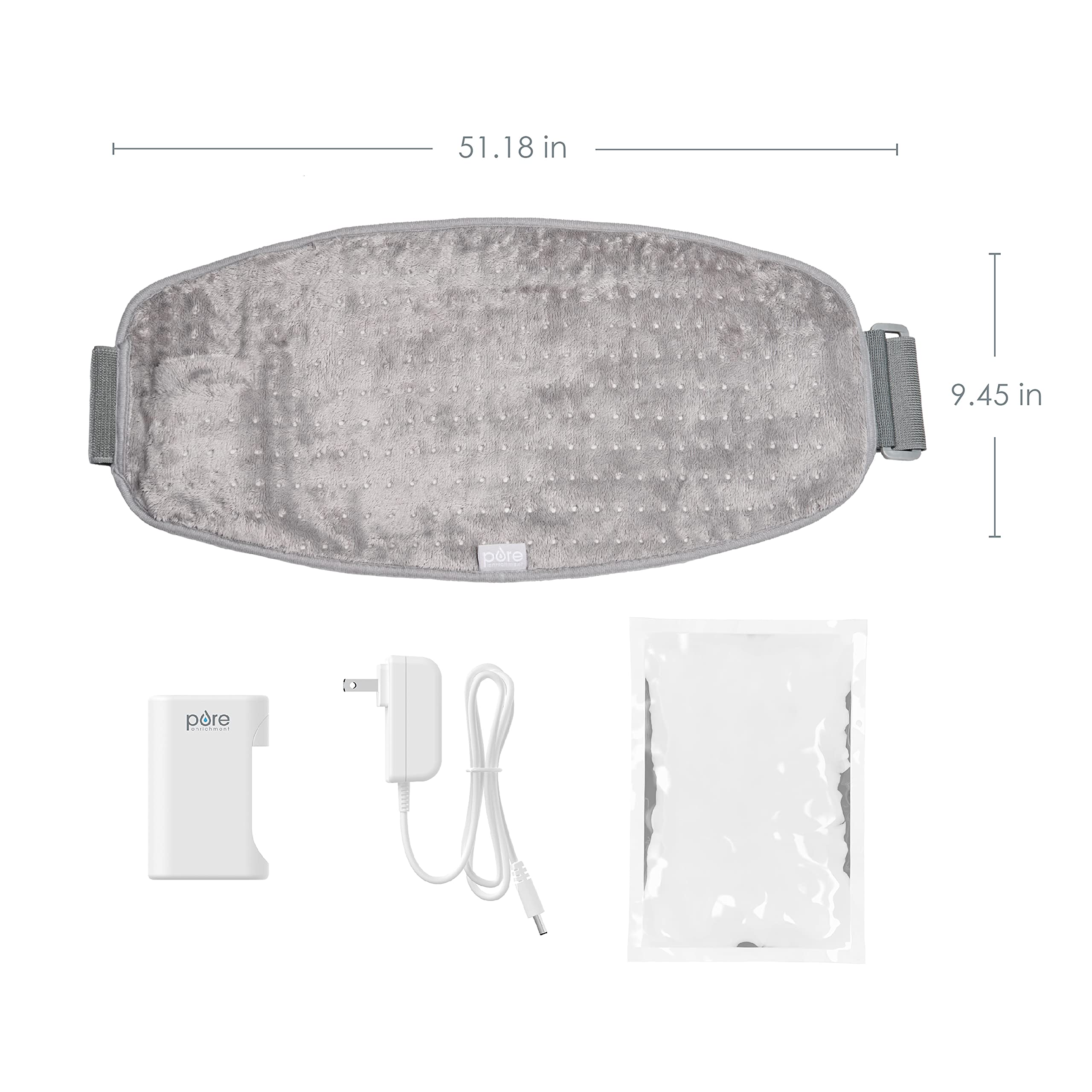 Pure Enrichment PureRelief micromink fabric is machine washable for easy care.