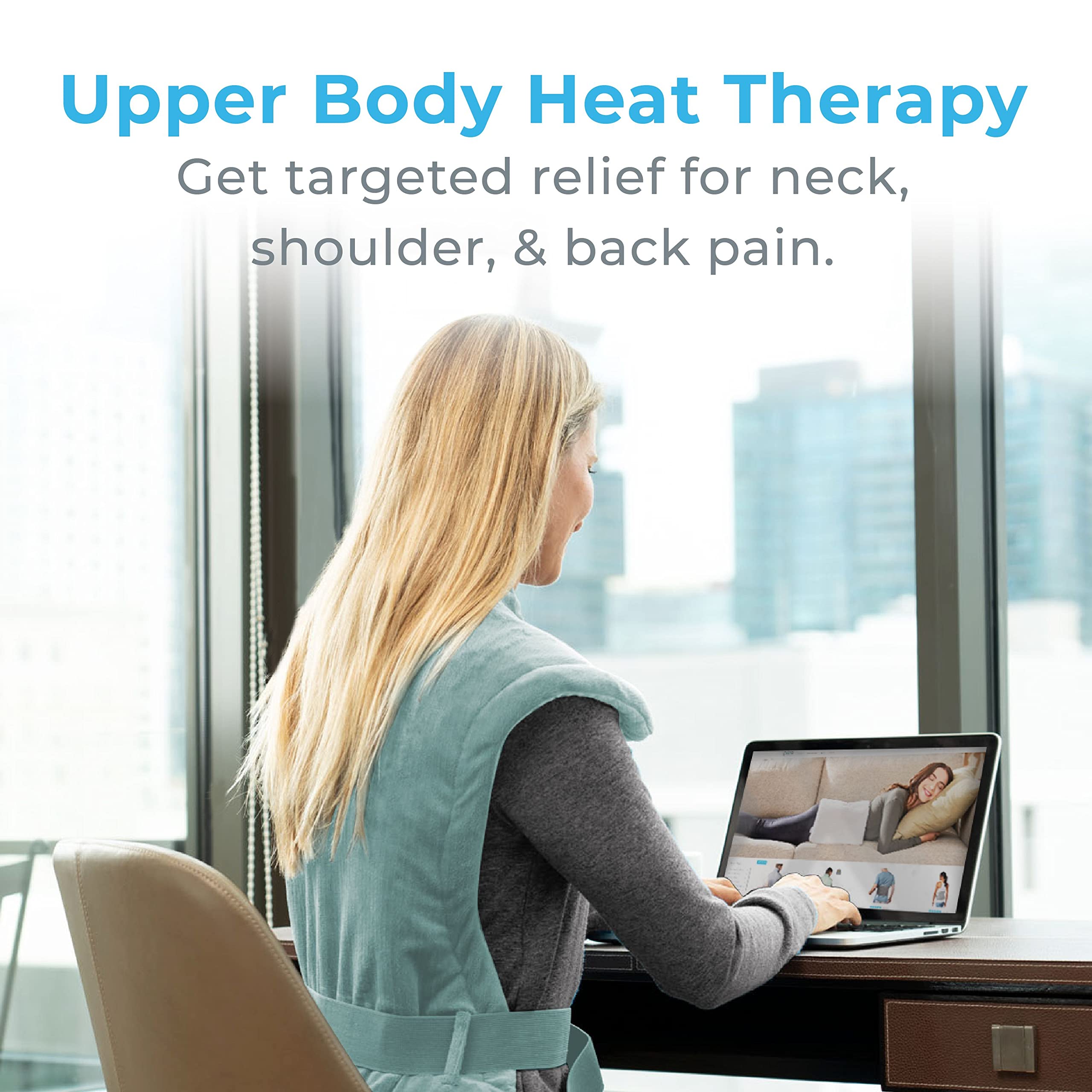 Pure Enrichment PureRelief XL heat settings dial enables custom warmth
