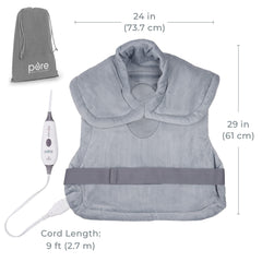 Pure Enrichment PureRelief XL four heat settings tailor warmth to comfort.