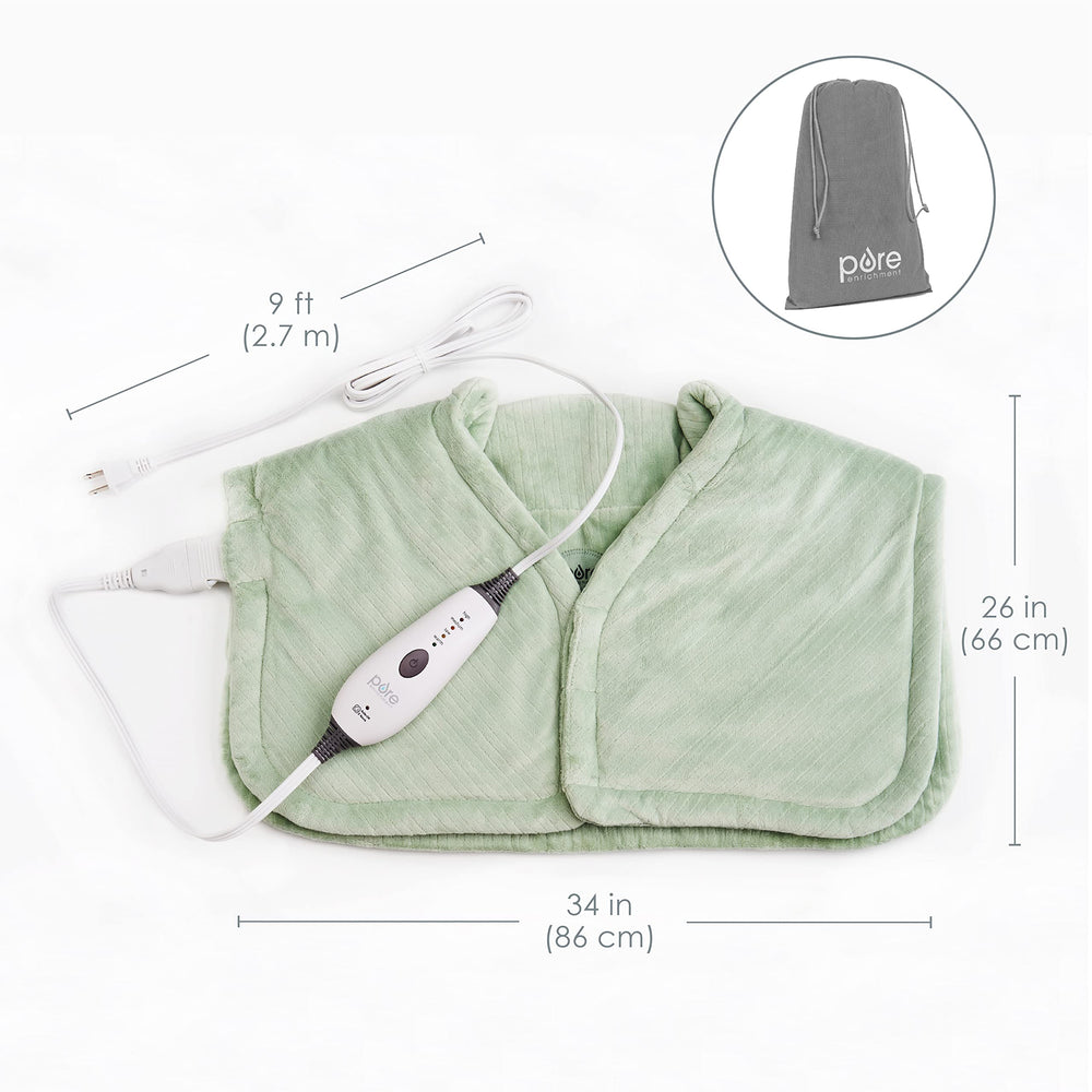 110 to 140 degrees Fahrenheit range supports customizable warmth.