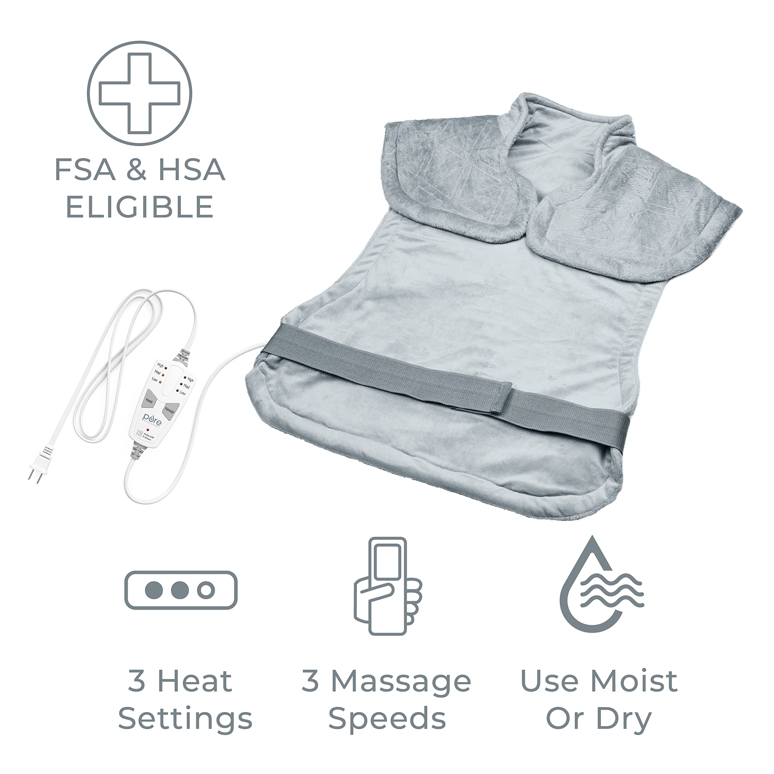 WeightedWarmth control panel showing heat settings and easy access.