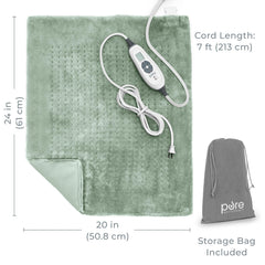 Detachable controller makes Pure Enrichment WeightedWarmth pad easy to adjust.