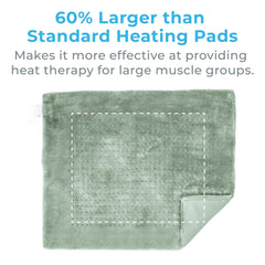 20 by 24 inch size delivers wide coverage with Pure Enrichment WeightedWarmth pad.