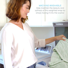 Dual-wrap design provides lightweight, secure fit while relaxing shoulders and upper back.