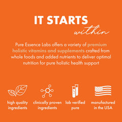 Pure Essence Candex daily-use scene shows capsules taken between meals.