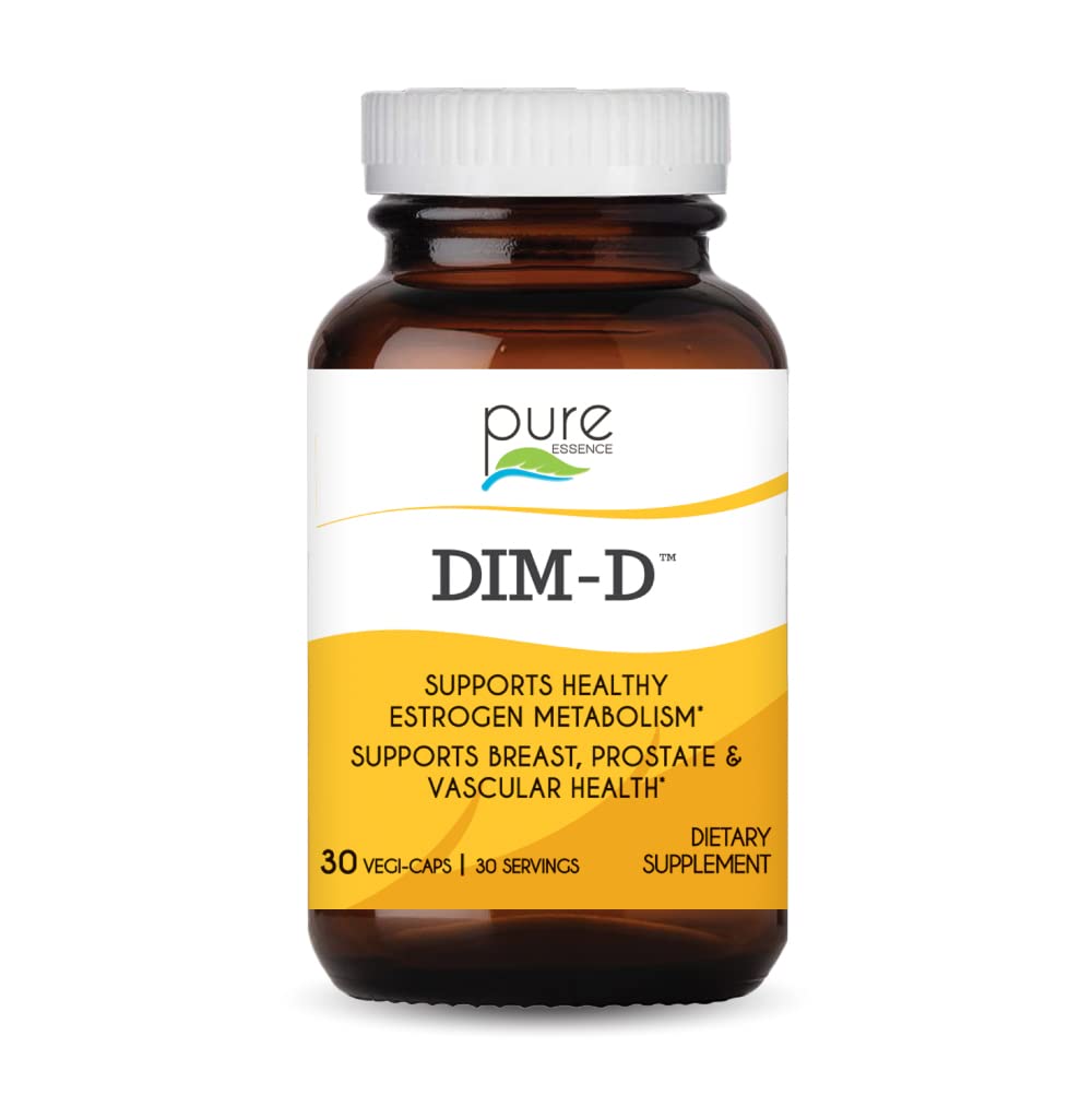 Pure Essence Dim D bottle pour showing easy daily dosing for balance support