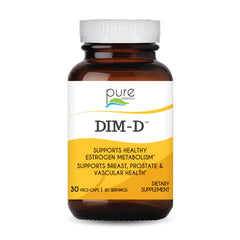 Pure Essence Dim D bottle pour showing easy daily dosing for balance support