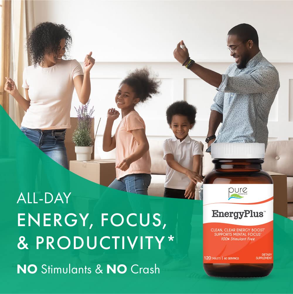 Close-up of Energy Plus tablets showing smooth texture and natural ingredients