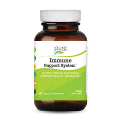 Pure Essence Labs immune tablets bottle with label for daily wellness