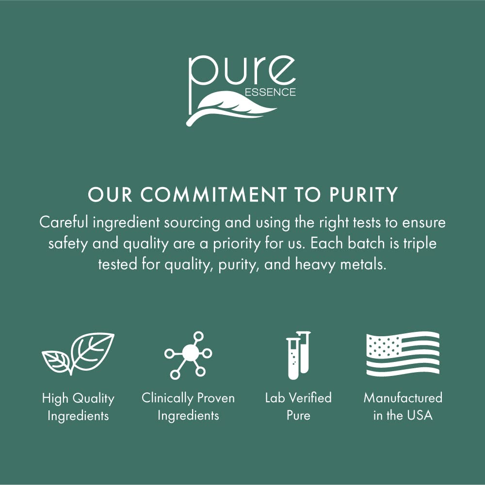 Pure Essence Labs MyPure Reishi 4X product display shows seal and packaging.