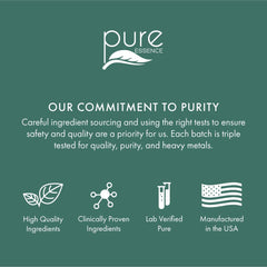 Pure Essence Labs MyPure Reishi 4X product display shows seal and packaging.