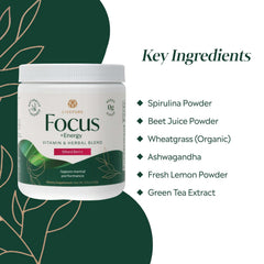 PURE Focus Energy berry flavor in glass, perfect for active days