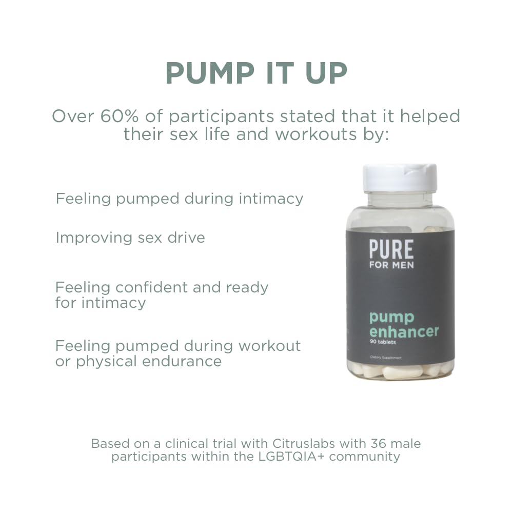 Pure for Men Pump Enhancer morning workout scene emphasizing active lifestyle