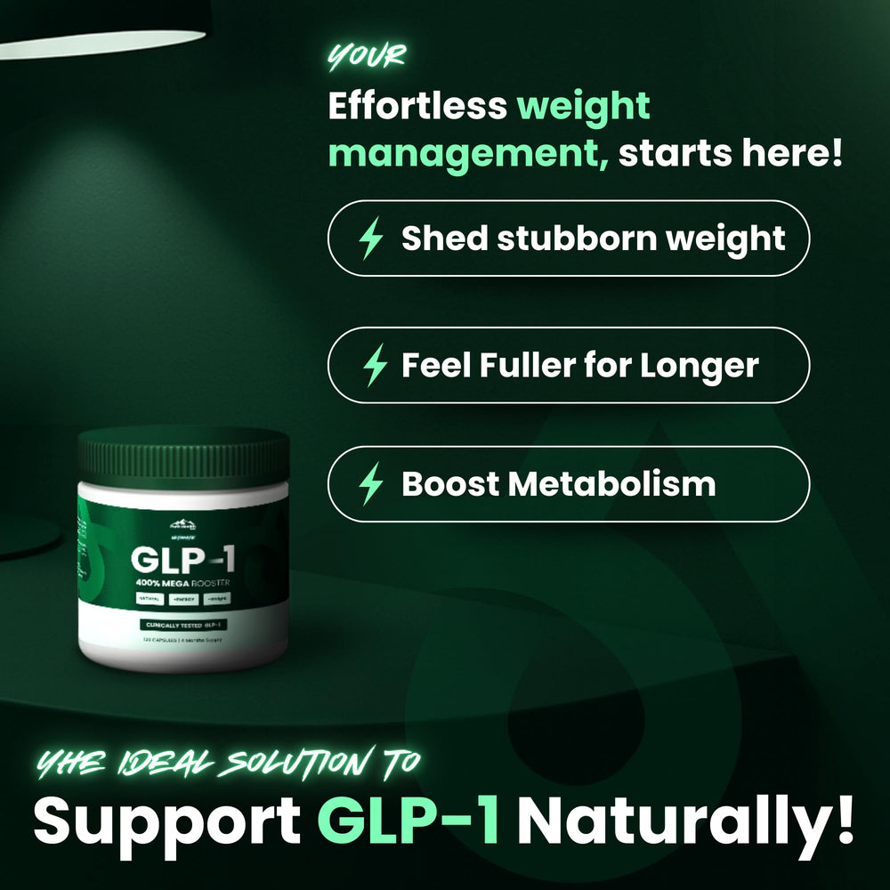 Pure Health Max Ultimate GLP-1 bottle back label with ingredients