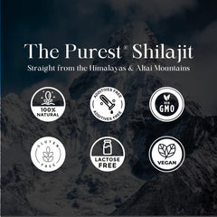 Third-party lab tested seal on Pure Himalayan Shilajit jar.