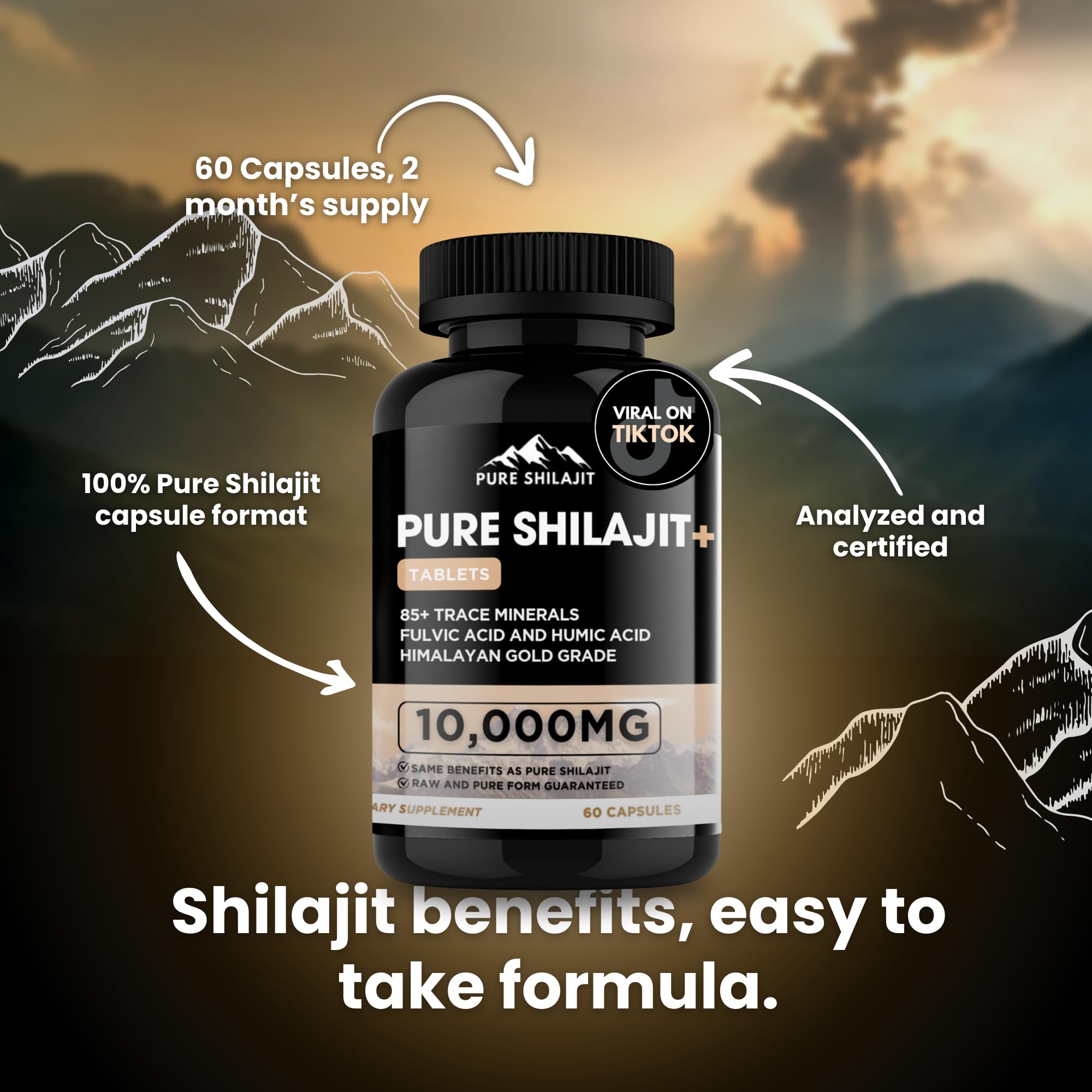 Pure Himalayan Shilajit Capsules energy-boost for everyday stamina.
