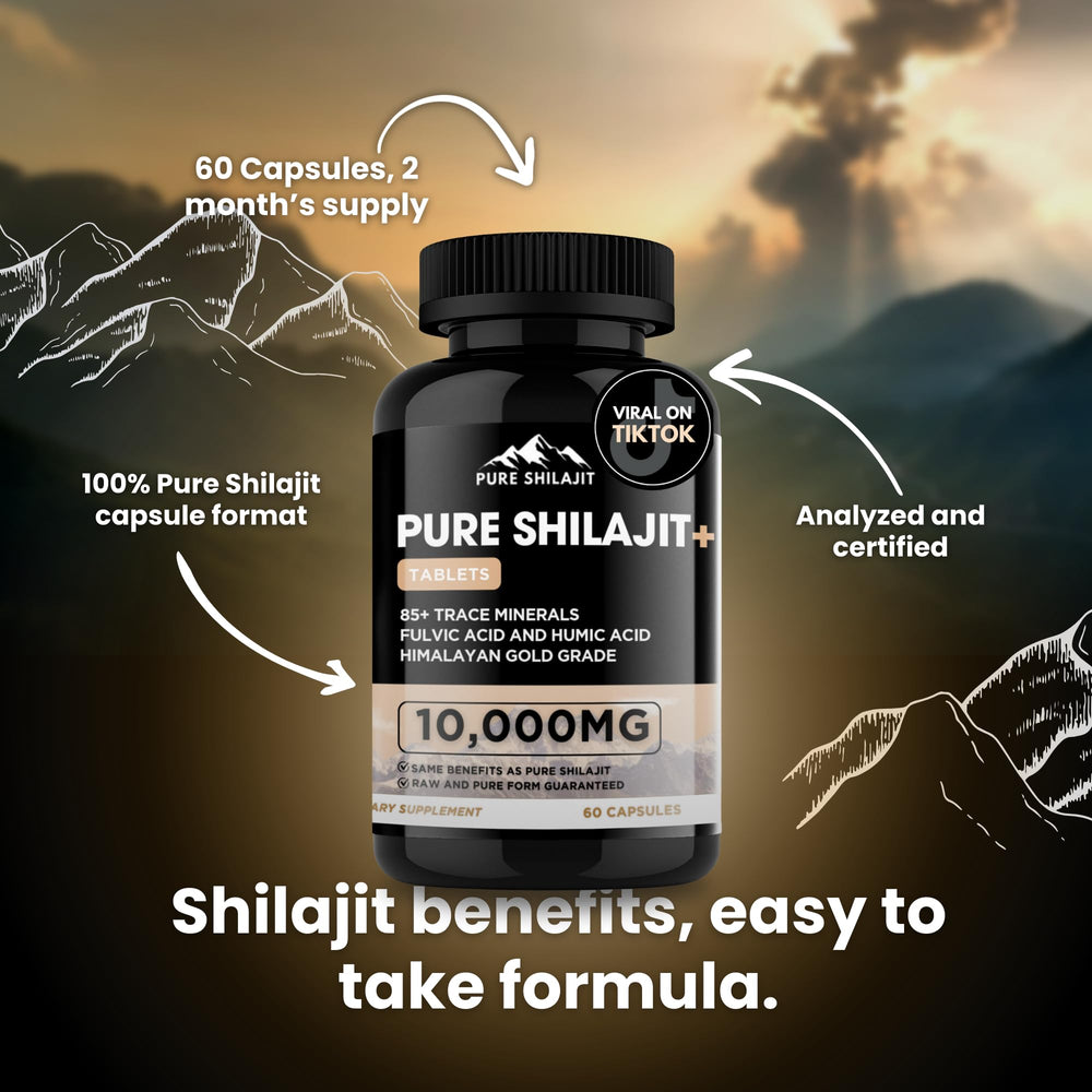 Pure Himalayan Shilajit Capsules energy-boost for everyday stamina.