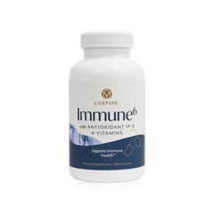Pure Immune6 bottle front for everyday immune support
