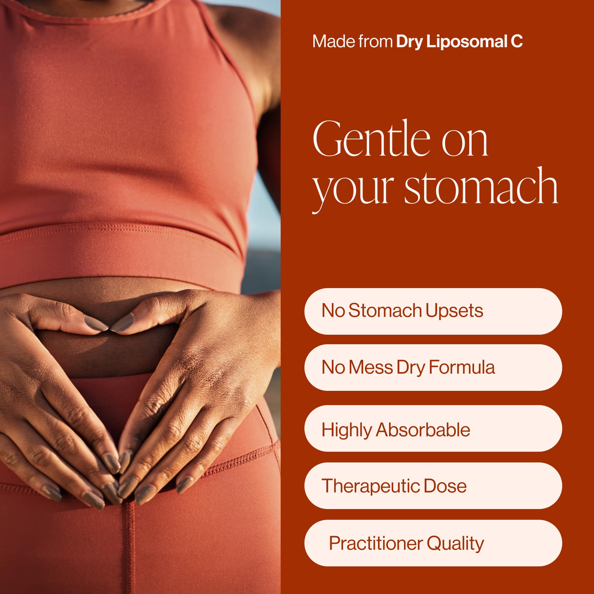 Pure Micronutrients Liposomal Vitamin C label closeup communicates purity and pharmaceutical-grade quality.