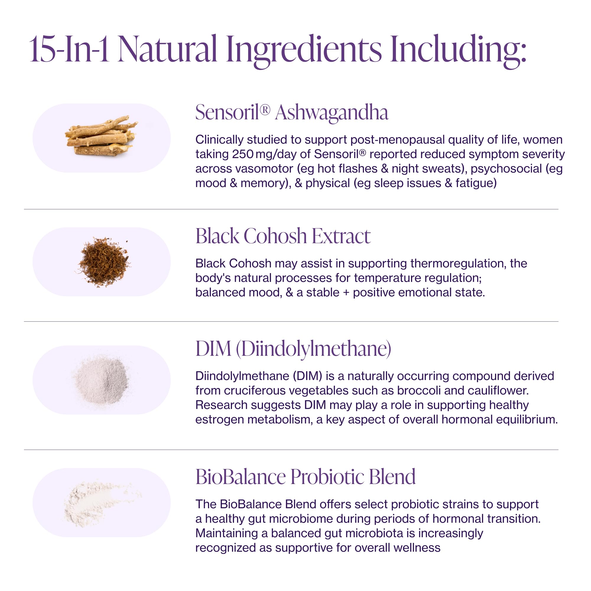 Pure Micronutrients menopause daily routine scene suggests steady energy