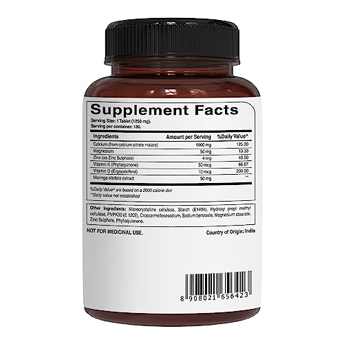 Pure Nutrition Natural Treasures calcium tablets closeup showing tablet texture and size