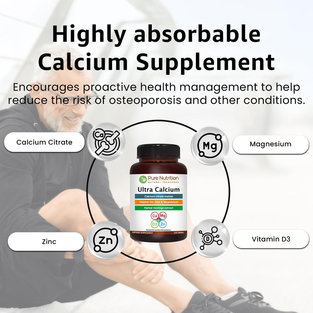 Moringa leaves beside the bottle signaling natural plant-based addition