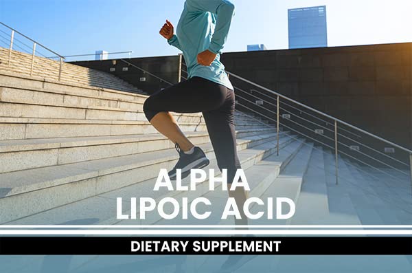 Utah-packaged Pure Original Ingredients Alpha Lipoic Acid capsules on a clean surface.