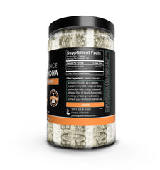 Pure Original Ingredients Ashwagandha label and packaging photographed