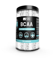 Pure Original Ingredients BCAA bottle with 730 capsules for daily supplementation