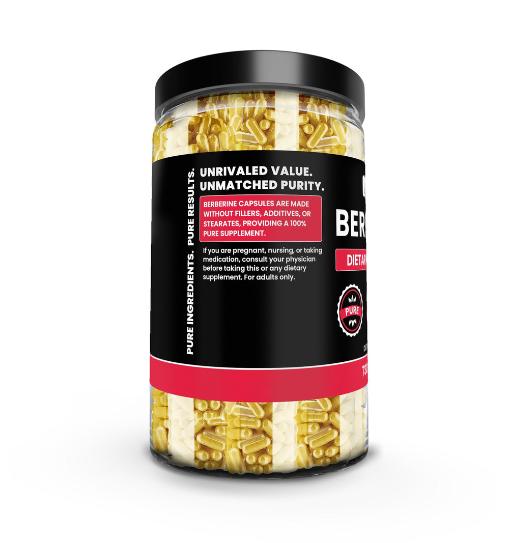 Pure Original Ingredients Berberine label highlighting clean formula.