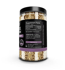 Closeup of Pure Original Ingredients Black Cohosh capsule for quality and purity.