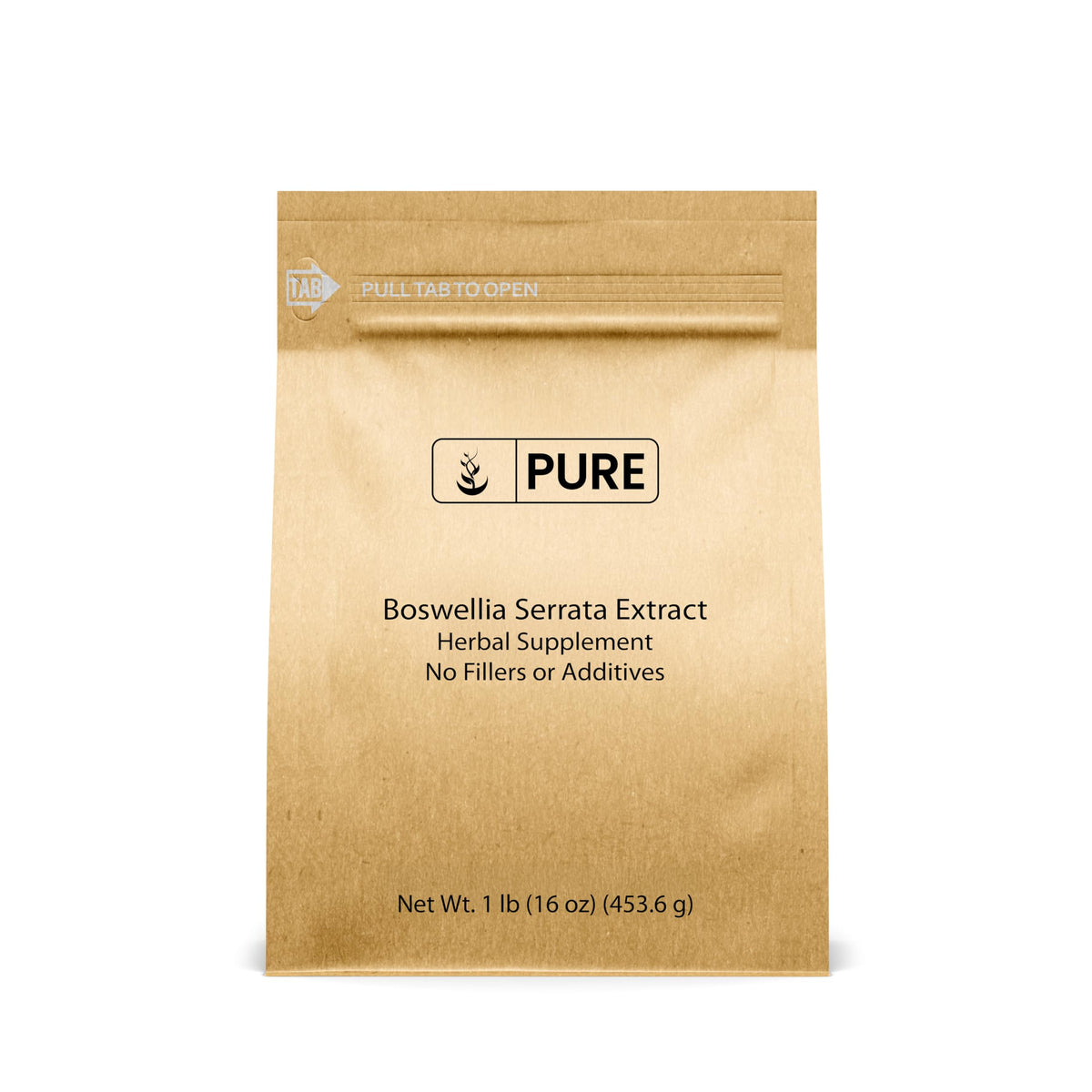 Pure Original Ingredients Boswellia Serrata extract powder in bag for pure daily supplementation