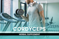 Pure Original Ingredients Cordyceps capsules pour demonstrating easy dosing
